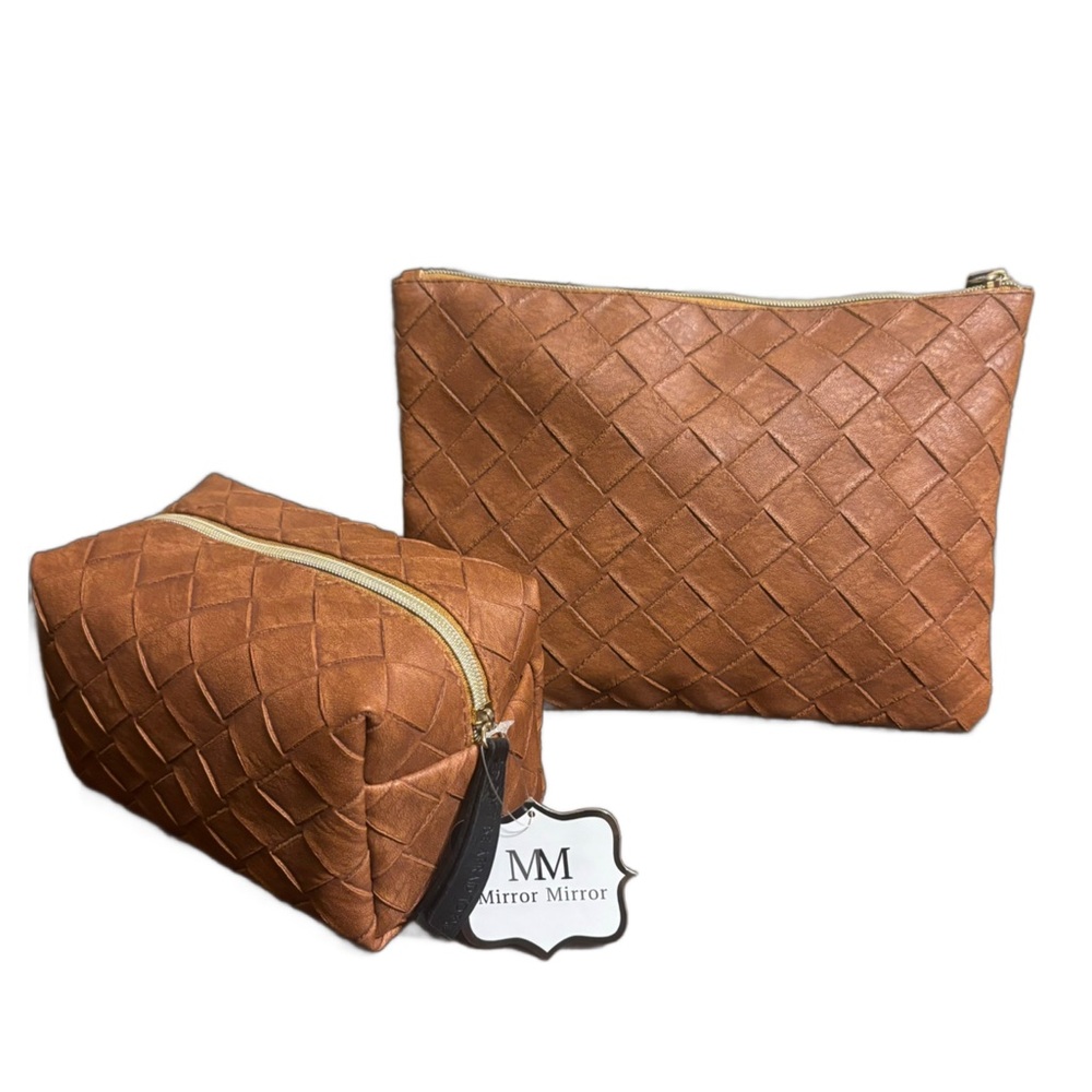 Mirror Mirror Pouch & Cosmetic Case Two Piece Set Unisex